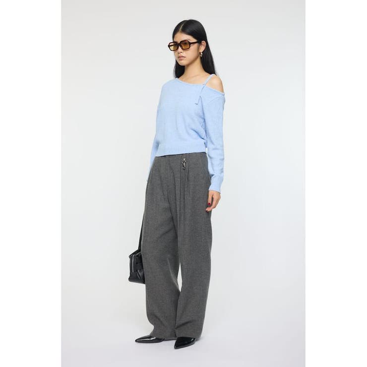 BUTTON STRAP ワンショルダートップス | MOUSSY OUTLET | 詳細画像10 