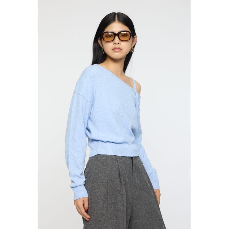 BUTTON STRAP ワンショルダートップス | MOUSSY OUTLET | 詳細画像11 