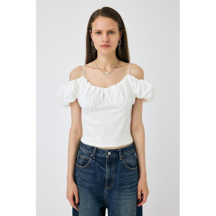 VOLUME SLEEVE DOCKING トップス | MOUSSY OUTLET | 詳細画像5 