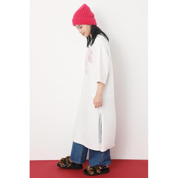 Tassel Tunic Wide One-piece - ミニワンピース