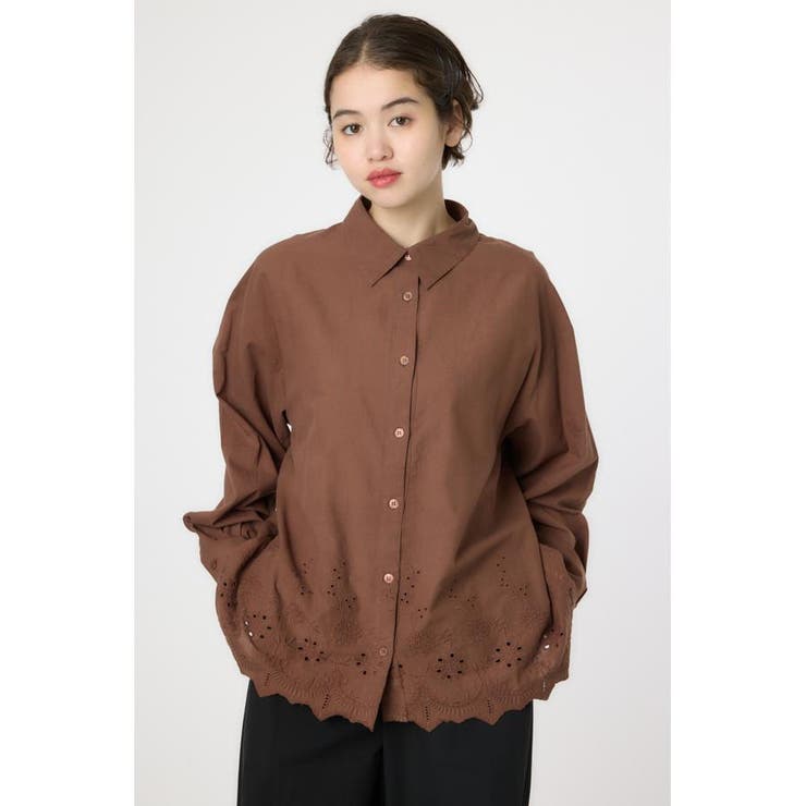 BRN | スカラップシャツ | RODEO CROWNS WIDE BOWL