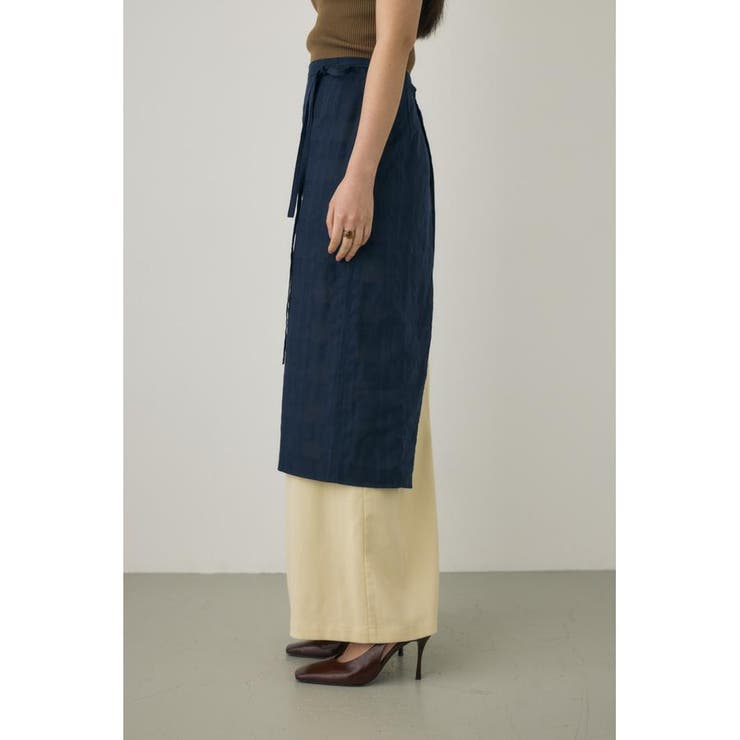 シアーチェックエプロンスカート オーガニックコットン使用 | MOUSSY OUTLET | 詳細画像8 