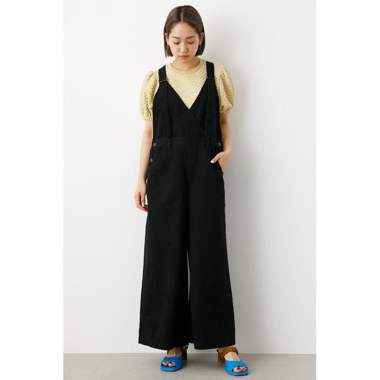 カシュクールルーズサロペット[品番：BJLW0026130]｜RODEO CROWNS WIDE