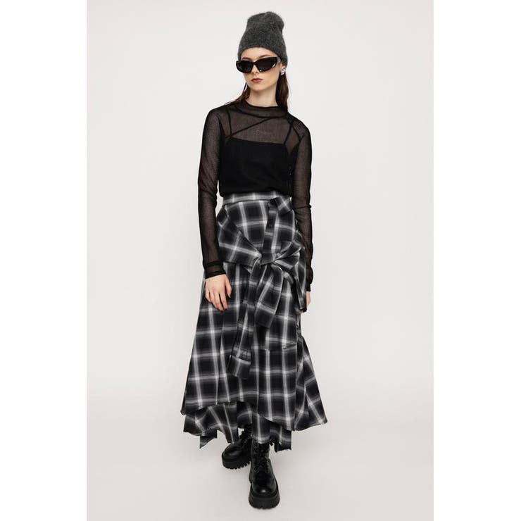 ASYMMETRY MESH L／S トップス | SLY OUTLET | 詳細画像6 