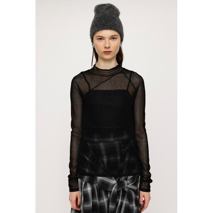 ASYMMETRY MESH L／S トップス | SLY OUTLET | 詳細画像8 