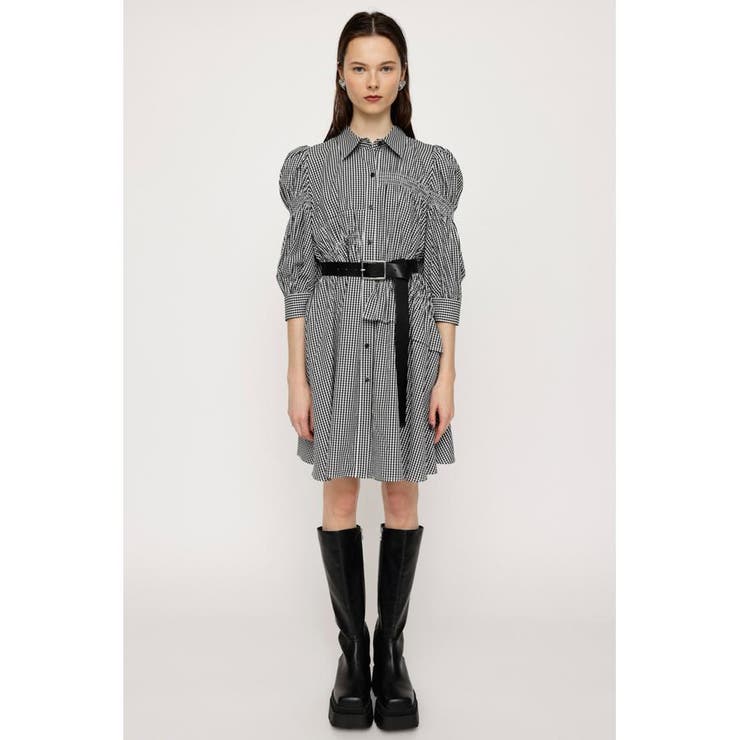 M/BLK7 | SHIRRING FRILL SH ワンピース | SLY OUTLET