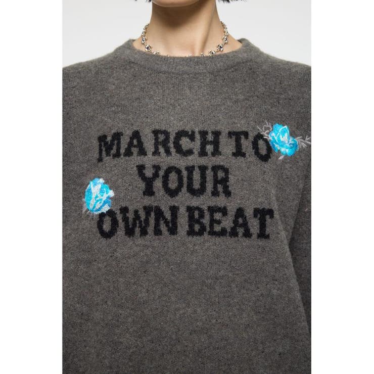 FLORAL PATCH JACQUARD セーター | MOUSSY OUTLET | 詳細画像11 
