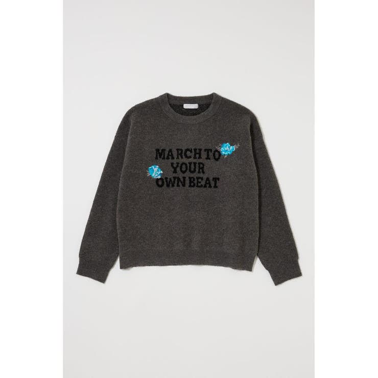 FLORAL PATCH JACQUARD セーター | MOUSSY OUTLET | 詳細画像14 