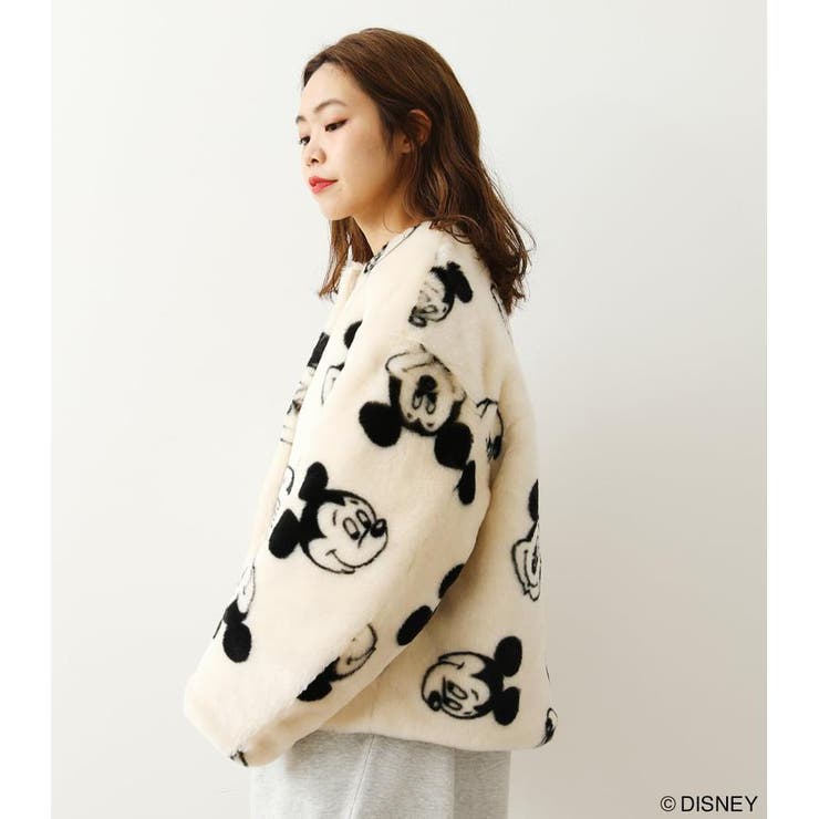 ロデオクラウンズ　ミッキーマウス ファーコート 楽天市場】(MICKEY) FAUX FUR コート RODEO CROWNS WIDE BOWL