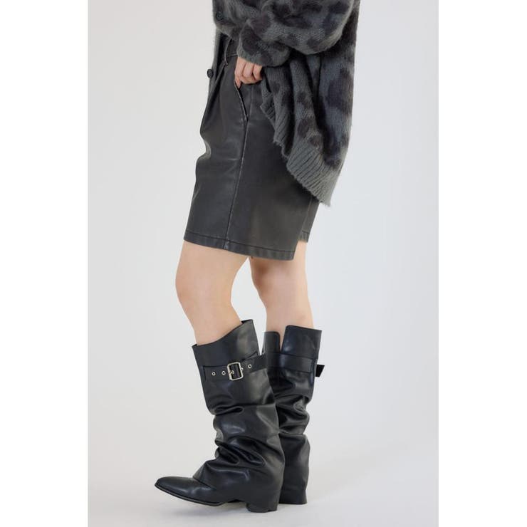 ヴィンテージフェイクレザーハーフパンツ | RODEO CROWNS WIDE BOWL | 詳細画像3 