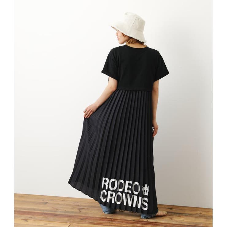 WEB限定)バックプリーツマキシワンピース[品番：BJLW0018601]｜RODEO CROWNS WIDE BOWL（ロデオクラウンズ ワイドボウル）のレディースファッション通販｜SHOPLIST（ショップリスト）