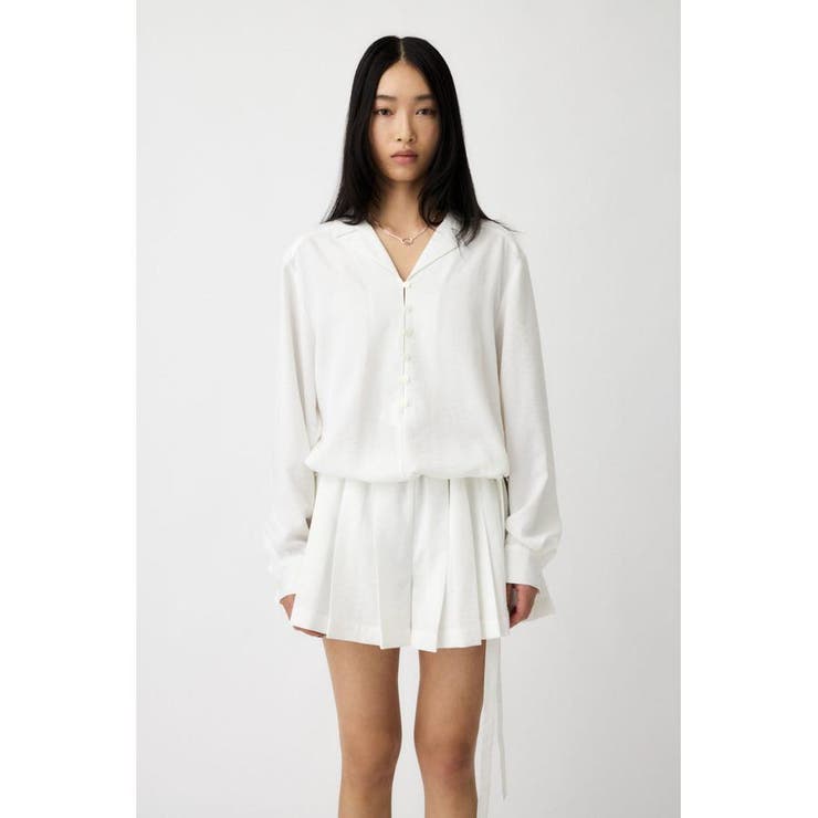 PLEATED SHIRT MINI ドレス | MOUSSY OUTLET | 詳細画像5 