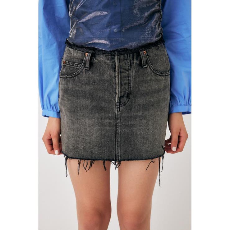 LOW WAIST DENIM ミニスカート | MOUSSY OUTLET | 詳細画像2 