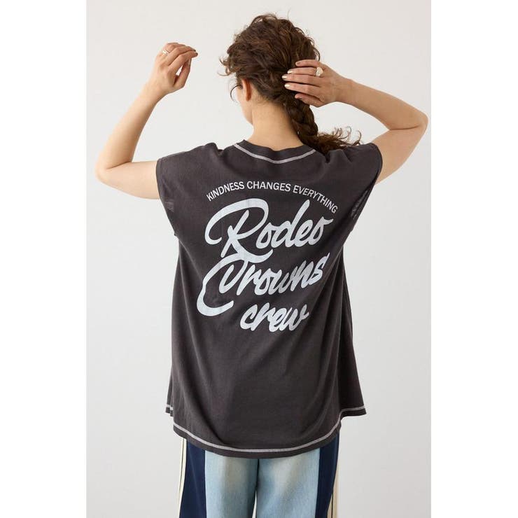 フレンチスリーブロゴニットトップス | RODEO CROWNS WIDE BOWL | 詳細画像25 