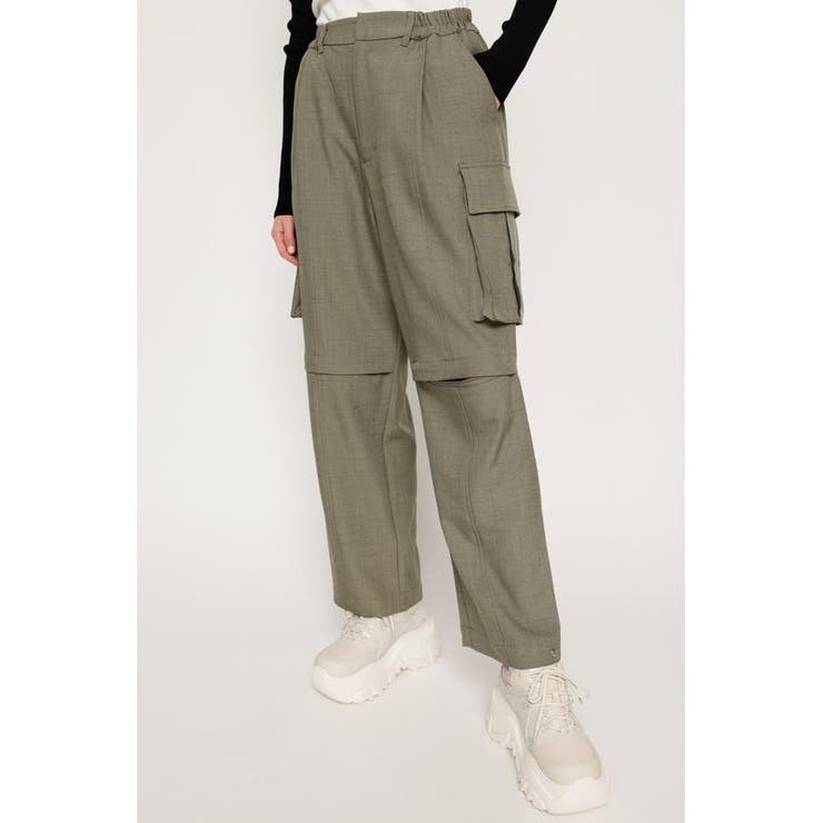KNEE ZIP CARGO パンツ[品番：BJLW0024717]｜SLY OUTLET（スライ