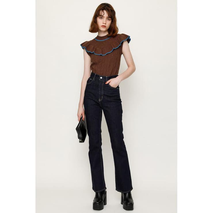 FRONT FRILL KNIT トップス | SLY OUTLET | 詳細画像19