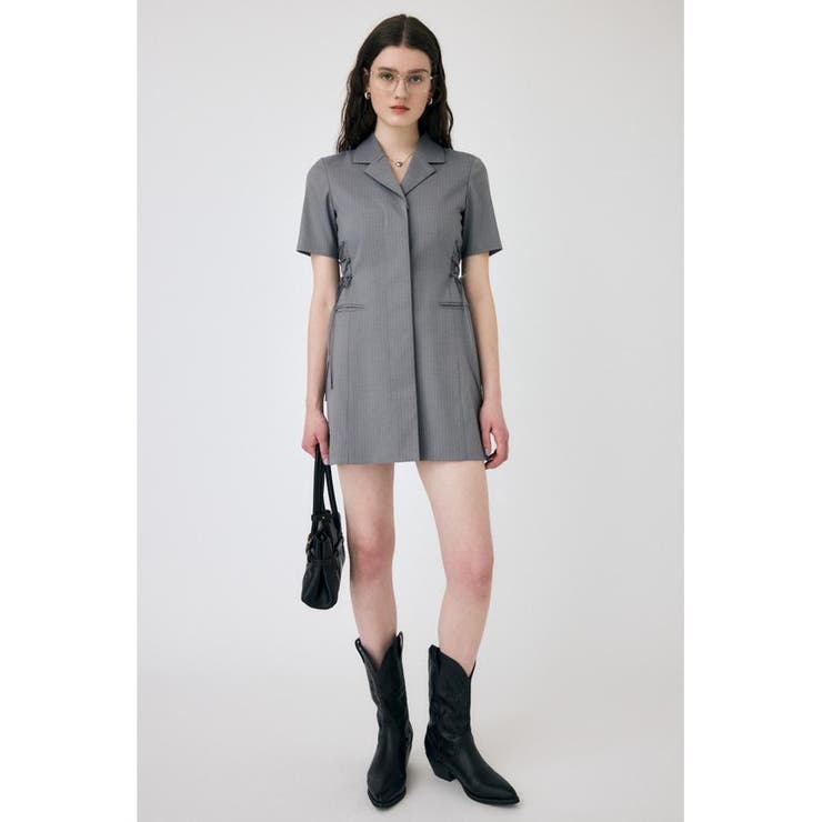 LACE UP TAILORED ドレス | MOUSSY OUTLET | 詳細画像10 