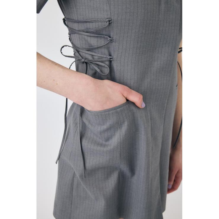 LACE UP TAILORED ドレス | MOUSSY OUTLET | 詳細画像18 