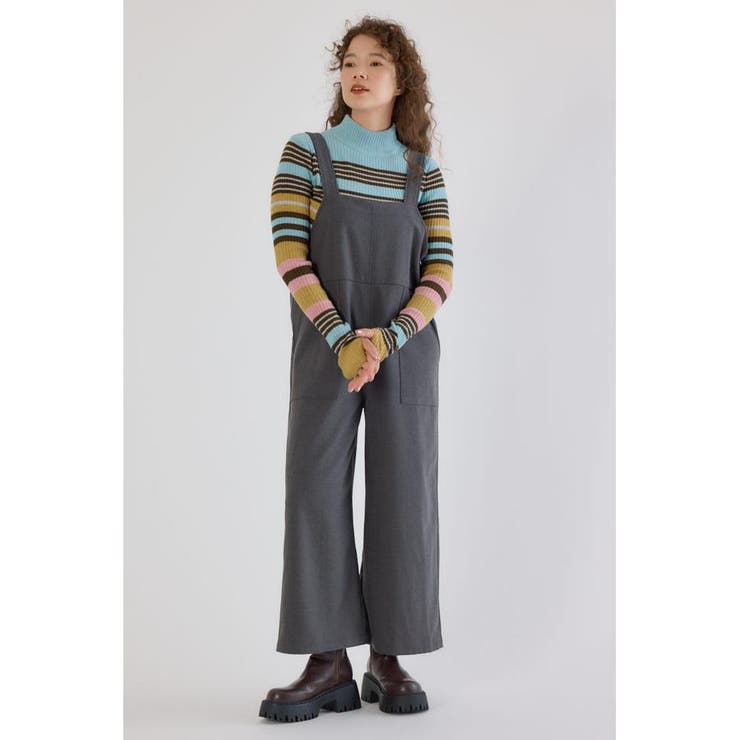 GRY | ウールライクサロペット | RODEO CROWNS WIDE BOWL