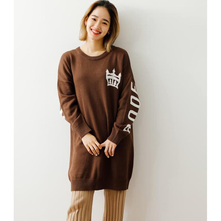 ビッグロゴインターシャニットワンピース 品番 Bjlw Rodeo Crowns Wide Bowl ロデオクラウンズワイドボウル のレディースファッション通販 Shoplist ショップリスト