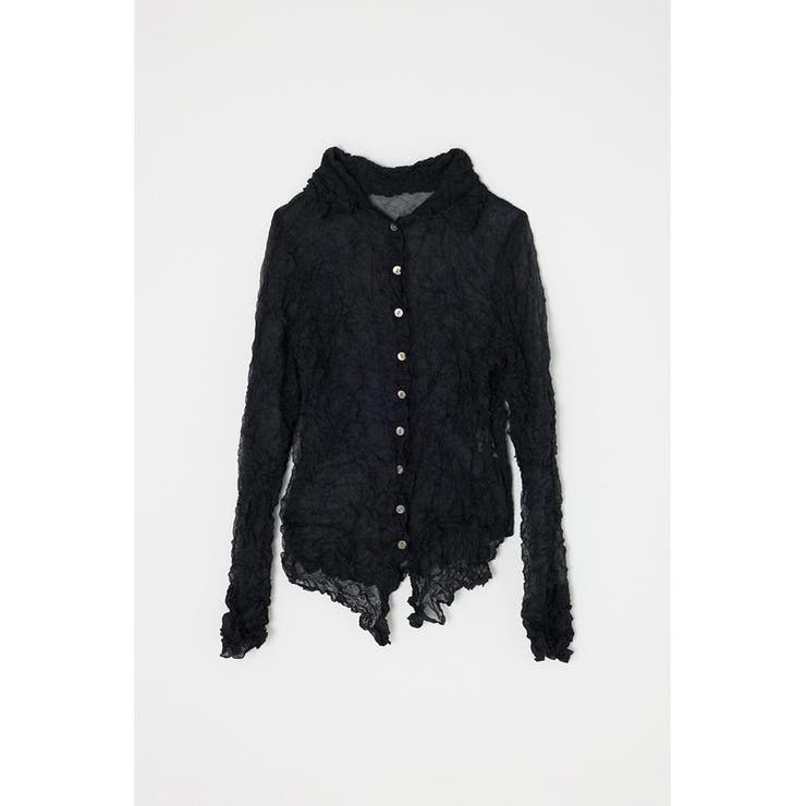 BLK | リンクル２WAYシャツ リサイクルポリエステル使用 | MOUSSY OUTLET