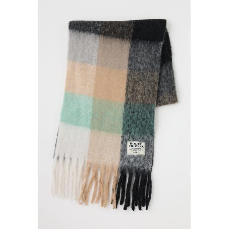 チェックガラ ボリュームマフラー | RODEO CROWNS WIDE BOWL | 詳細画像1 