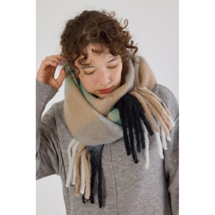 チェックガラ ボリュームマフラー | RODEO CROWNS WIDE BOWL | 詳細画像6 