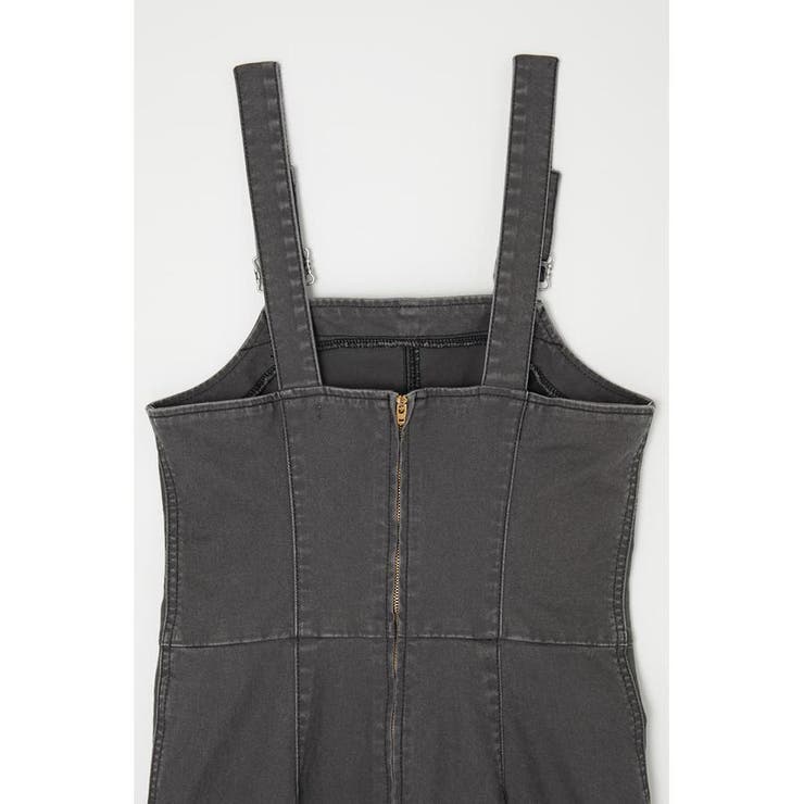 MOUSSY（マウジー）の「HEM FRINGE オーバーオール（つなぎ