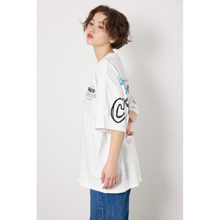 Graffiti プリントTシャツ | RODEO CROWNS WIDE BOWL | 詳細画像3 