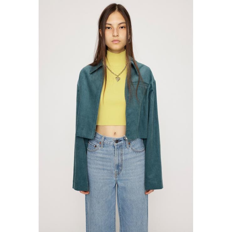 TQ | CORDUROY CROPPED ZIP ジャケット | SLY OUTLET