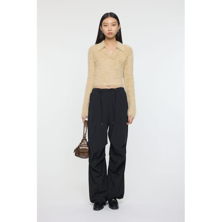FEATHER LIKE KNIT シャツ | MOUSSY OUTLET | 詳細画像3 