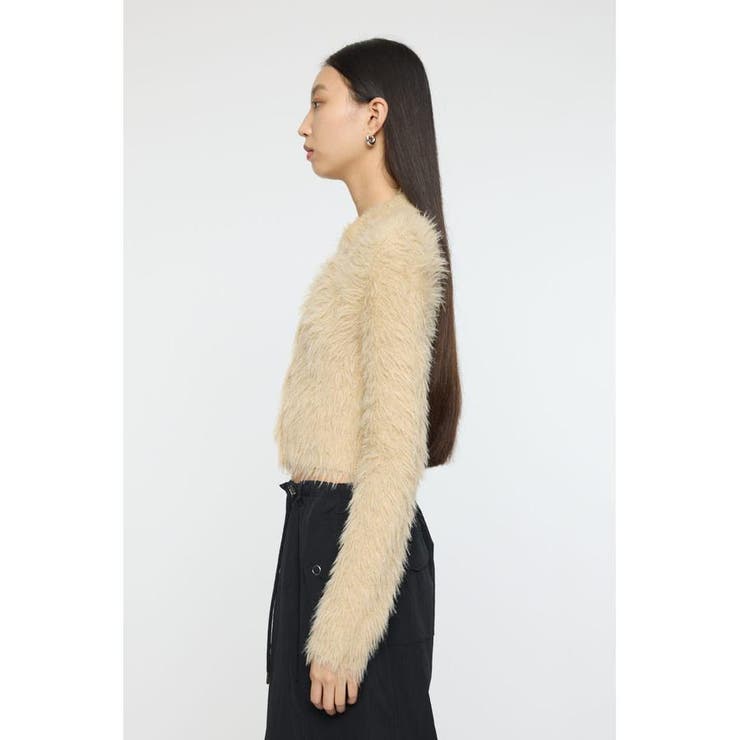 FEATHER LIKE KNIT シャツ | MOUSSY OUTLET | 詳細画像6 