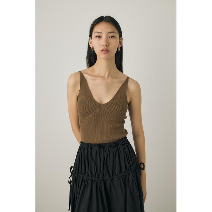 KHA | カップ付きニットキャミソール リサイクルポリエステル使用 | MOUSSY OUTLET
