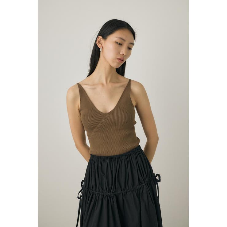 カップ付きニットキャミソール リサイクルポリエステル使用 | MOUSSY OUTLET | 詳細画像7 
