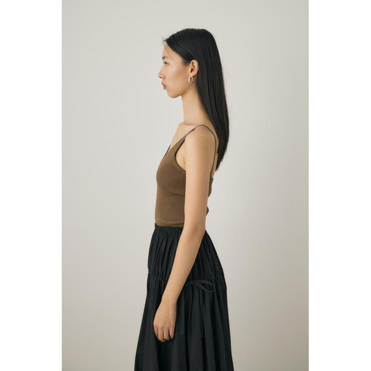 カップ付きニットキャミソール リサイクルポリエステル使用 | MOUSSY OUTLET | 詳細画像12 