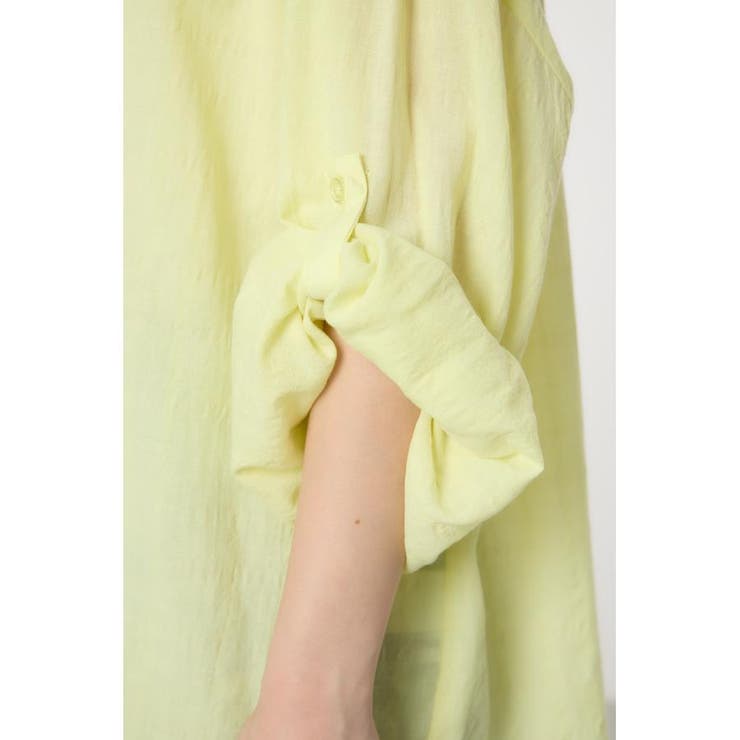 リネンライクロールアップシャツ | RODEO CROWNS WIDE BOWL | 詳細画像18 