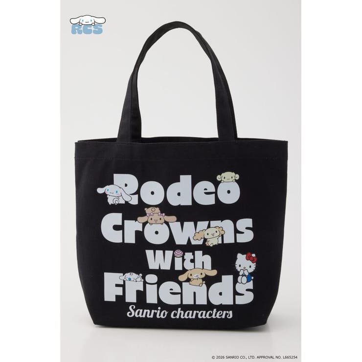 BLK | (サンリオキャラクターズ)トートバッグ | RODEO CROWNS WIDE BOWL