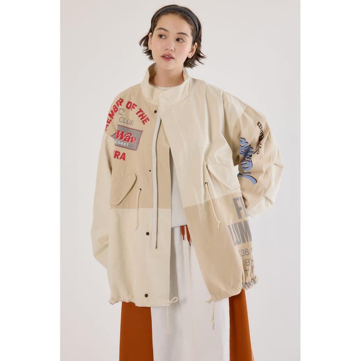 O/WHT1 | カスタムリメイクモッズコート | RODEO CROWNS WIDE BOWL