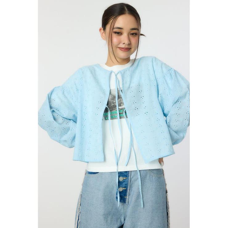 ノーカラーレースカーディガン | RODEO CROWNS WIDE BOWL | 詳細画像21 