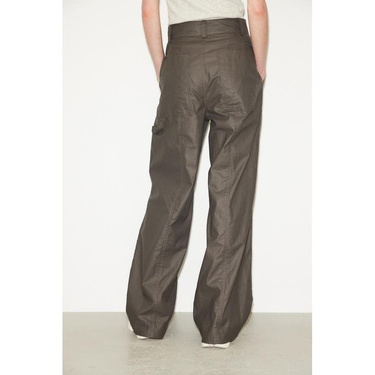 LINEN BLEND COATING WIDE パンツ | SLY OUTLET | 詳細画像7 