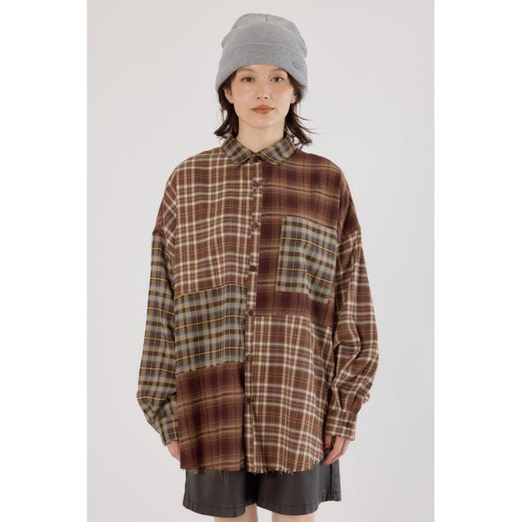 パッチワークチェックシャツ | RODEO CROWNS WIDE BOWL | 詳細画像13 
