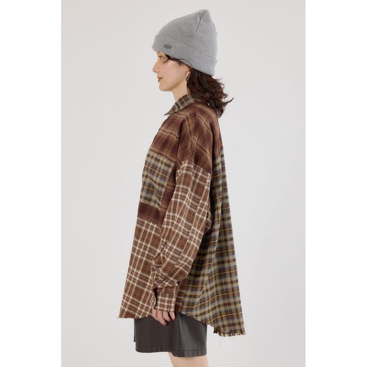 パッチワークチェックシャツ | RODEO CROWNS WIDE BOWL | 詳細画像14 