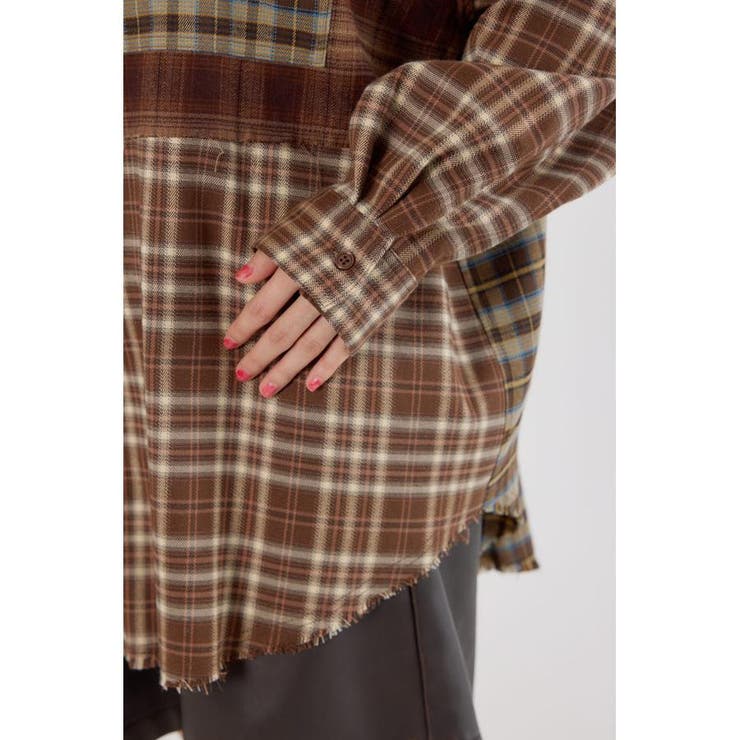 パッチワークチェックシャツ | RODEO CROWNS WIDE BOWL | 詳細画像18 