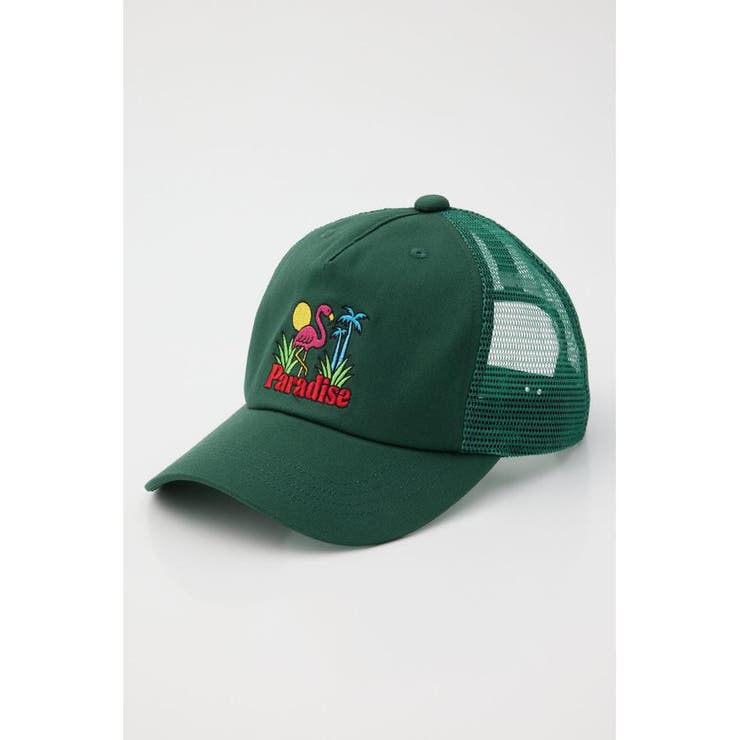 GRN | フラミンゴメッシュCAP | RODEO CROWNS WIDE BOWL