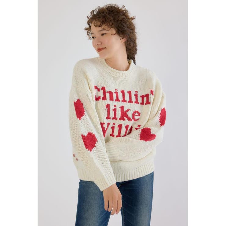 ローゲージジャガードニットトップス | RODEO CROWNS WIDE BOWL | 詳細画像1 