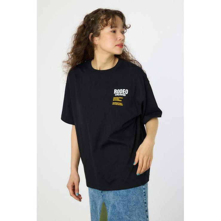 Overlap デニムアップリケTシャツ | RODEO CROWNS WIDE BOWL | 詳細画像17 