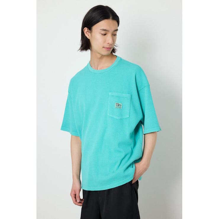 GRN | ピグメントワッフルTシャツ | RODEO CROWNS WIDE BOWL
