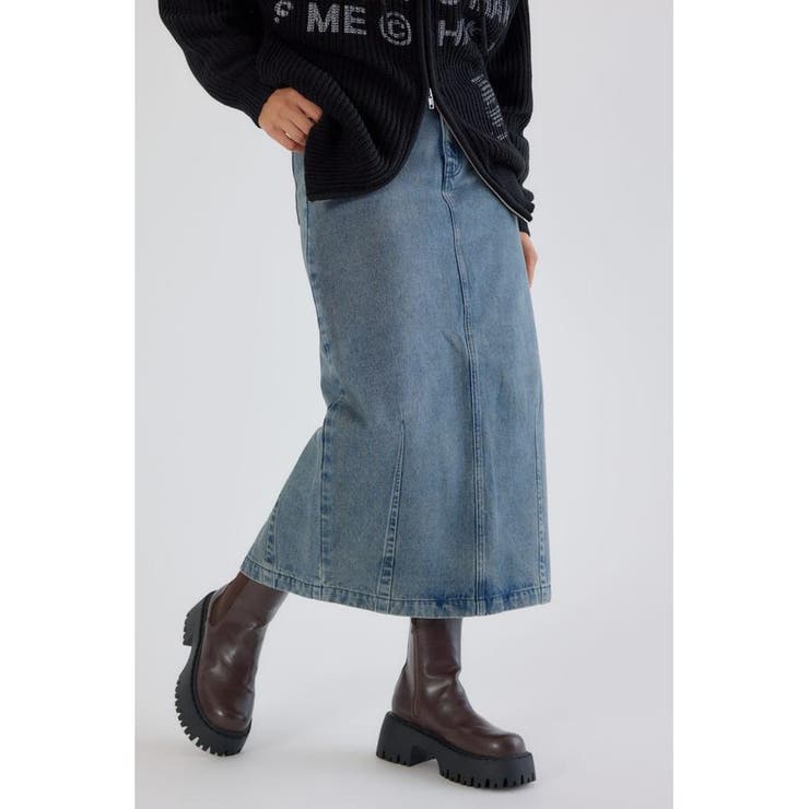 カーブデニムマキシスカート | RODEO CROWNS WIDE BOWL | 詳細画像15 