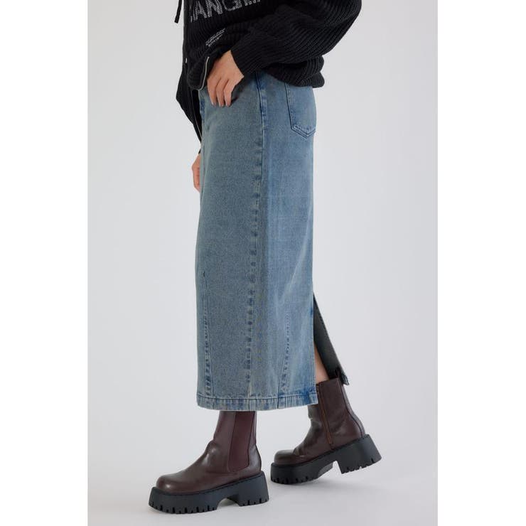 カーブデニムマキシスカート | RODEO CROWNS WIDE BOWL | 詳細画像17 