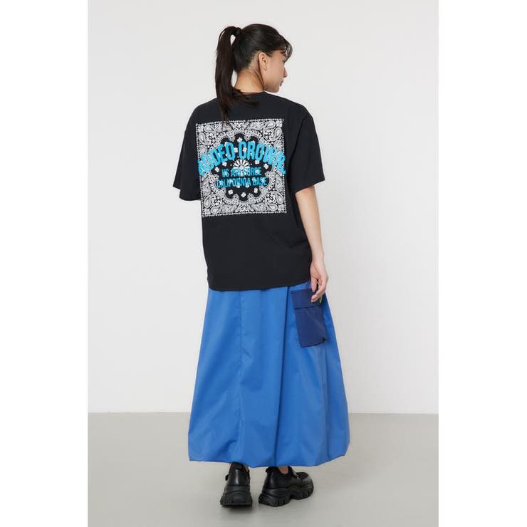 バンダナプリント　Tシャツ　プリスティン セール】バンダナプリント半袖Tシャツ□80～140cm（Tシャツ